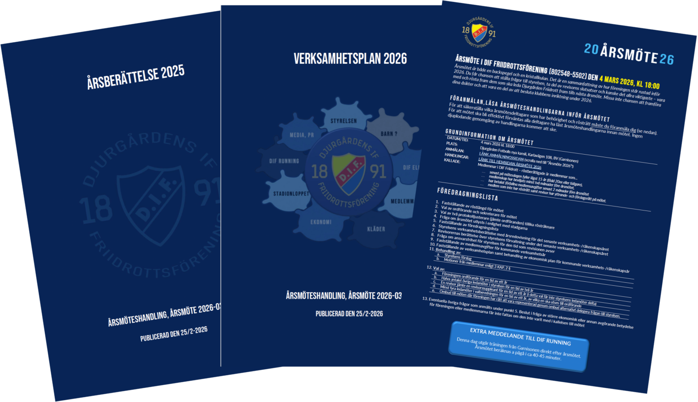 Dokumenten till årsmötet klara